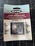 Hyde 4-EDGE Scrapper 1/2" Blade (38MM) #11120 High Carbon Steel New. Fixed Price $6.00.