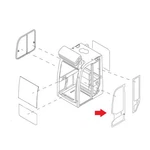 Cab Glass Left Hand Door Fits Takeuchi TB175 TB145 TB125 TB135 TB070. Fixed Price $259.99.