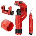 Shall 4-PIECE Tubing Cutter Set, For Copper, Aluminum, Stainless Steel,pvc Pipe. Fixed Price $26.59.