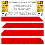 Fits Dynapac CC1000 Kit Pneumatic Roller Equipment Decals. Fixed Price $94.95.