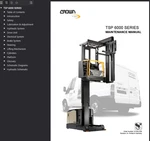 Crown Series TSP6000-30, TSP6500 Forklift Repair Service Manual Pdf Usb. Fixed Price $39.99.