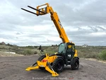 2023 Jcb 510-55TC 56' 10K Telescopic Reach Forklift Telehandler Cab Bidadoo. Fixed Price $85000.00.