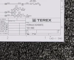 Terex Telehandler TX51-19MD Hydraulic Schematic Manual Diagram. Fixed Price $99.16.