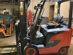 2020 Linde 5000 Lb Electric Forklift With Side Shift And Triple Mast. Fixed Price $9999.00.