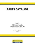 New Holland 110TL Ag Front Loader Workmaster 35 & 40 Parts Catalog. Fixed Price $32.00.
