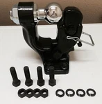 3 Ton Black Pintle Hook 2 5/16" Ball Combo Trailer Hitch Towing Heavy Duty. Fixed Price $63.00.