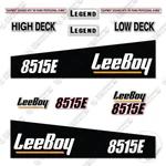 Fits Leeboy 8515E Kit Asphalt Paver Equipment Decals. Fixed Price $199.95.