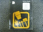 Dresser 175 Crawler Loader Owner Operator Maintenance Manual User Guide 3501-. Fixed Price $77.54.