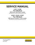 New Holland L221, L228, C227, C232,C237 Tier 4B Skid Steer Loader Service Manual. Fixed Price $269.00.