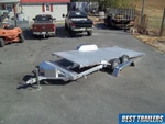 Aluma 8218 Power Tilt Carhauler Trailer Equipment Electric 7 X Aluminum. Fixed Price $11195.00.