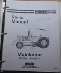 Huber M-850-A Maintainer Parts Book Catalog Manual. Fixed Price $49.99.