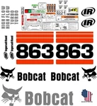 863 Replacement / Sticker With Warning Kit. Skid Loader Steer Fits Bobcat. Fixed Price $85.00.