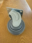 New Colson 40N392 Plate Caster: Swivel, No Brake, Rubber, In Dia, 1/4 Ht. Fixed Price $29.98.
