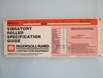 Ingersoll - Rand Vibratory Roller Specification Guide Diagnostic Calc. Fixed Price $46.59.