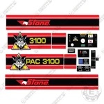 Fits Stone Wolfpac 3100 Vibratory Roller Full Decal Kit. Fixed Price $139.95.