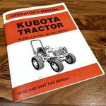 Operators Manual For Kubota B1700 B2100 B2400 Tractor Owners Maintenance Book. Fixed Price $26.97.