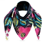 Louis Vuitton Wrap Monogram Lv Logo Arty Flowers Pink Gray Silk Scarf Cover. Fixed Price $329.97.