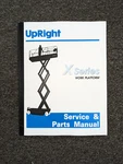 Upright X20N X20W X26N Manual Scissor Lift Parts Catalog & Service Repair. Fixed Price $120.62.