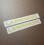 Lawrimore Trailer Decals Stickers Yellow 18"-30" Replacement (2) Fast Usa. Fixed Price $42.87.