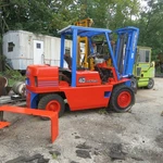 Komatsu FG40 9,000 Lb. Gasoline Forklift Solid Air Pneumatic Tires 2SP Clutch. Fixed Price $9950.00.