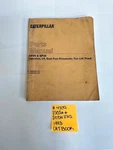 Cat Parts Manual GP30 & GP35 SEB2712 NO:4809. Fixed Price $39.99.