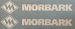 Morbark Wood Chipper White Vinyl Decal 36 Sticker (set Of 2) Equipment Trailer. Fixed Price $39.95.