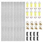 Uimoso Track Tie Down Kit 34 Pcs 5' Rails Enclosed Cargo Trailer. Fixed Price $110.99.