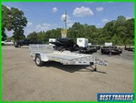 2025 Aluma 8012 Sa Aluminum Trailer With Bifold Tailgate New. Fixed Price $5395.00.