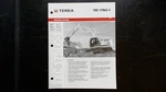 Terex Txc 175LC-1 Hydraulic Excavator Brochure Vintage Agriculture. Fixed Price $22.99.