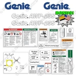 Fits Genie AWP-25S Decal Kit Aerial Lift 7 Year 3M Outdoor Vinyl! +bonus. Fixed Price $99.95.