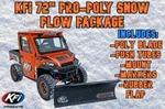 Kfi 72" Snow Plow Combo John Deere Gator Xuv 825E/825I/825M/855D/855E/855M & S4. Fixed Price $1049.00.
