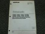 Caterpillar T25D T30D T35D TC40D Forklift Electrical Wiring Diagrams Manual. Fixed Price $69.97.