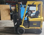 2001 Hyster E50XM2 Electric Forklift Positioner & Sideshift 189" Mast. Fixed Price $12500.00.