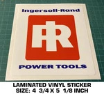 Ingersoll Rand Power Tools Vinyl Decal Sticker - Vintage Nascar Drag Racing. Fixed Price $10.15.