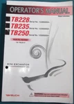 Takeuchi TB228 TB235 TB250 Excavator Owners' Operation & Maintenance Manual Book. Fixed Price $59.99.