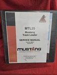 MTL25 Mustang Skid Steer Shop Repair Paper Manual With Binder #908313. Fixed Price $40.00.