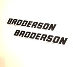 Broderson Crane Decals Stickers Gloss Black 60" (2) Fast Usa. Fixed Price $72.23.