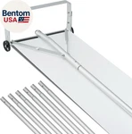 Snow Roof Rake, 30FT Reach Aluminium Shovel With Slide Cloth, Premium 19" B. Fixed Price $129.14.