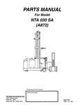 Yale NTA030SA A872 Pallet Jack Forklift Parts Catalog Manual Pdf. Fixed Price $39.99.