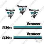 Fits Vermeer Sc 50 Tx Stump Grinder Decal Kit. Fixed Price $109.95.