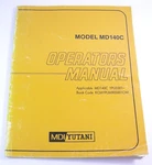 Mdi Yutani MD140C Excavator Operators Operation Maintenance Manual YPU0301 Up. Fixed Price $43.09.