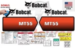 Fits Bobcat MT55 Kit Skid Steer / Safety Decals 3M Vinyl Free Shipping. Fixed Price $118.95.