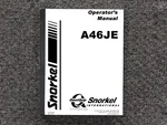 Snorkel A46JE Boom Lift Owner Operator Manual User Guide. Fixed Price $125.48.