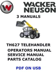 Wacker Neuson TH627 Telehandler Operators Service Parts Repair Manual Pdf Usb. Fixed Price $29.00.