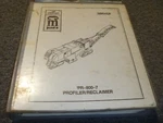 Cmi Corporation PR-800-7 Profiler Reclaimer Shop Service Repair Manual Xz. Fixed Price $151.68.