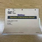 Caterpillar E7000 E8000 E12000 Operation Maintenance Manual Fork Lift Truck. Fixed Price $69.99.