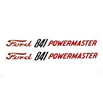 Vinyl Decal Hood Set Fits 1957-1962 Ford 841 Powermaster Tractor. Fixed Price $56.99.