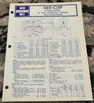 Bucyrus Erie 360-C/SP Hydrocrane 18 Ton Specification Brochure AMIL25. Fixed Price $19.99.