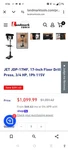 Used Jet Floor Drill Press 354169 Runs Great In Very Good Condition.. Fixed Price $900.00.