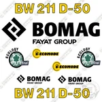 Fits Bomag Bw 211 D-50 Soil Compactor Roller Decal Kit (D50 50). Fixed Price $124.95.